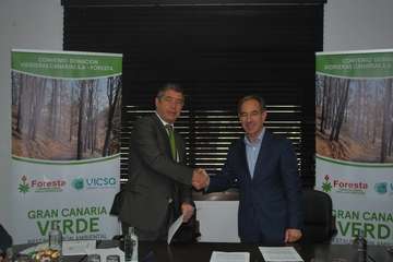 Foresta y Vidrieras Canarias presentan en Telde el proyecto de restauración ambiental â€˜Gran Canaria verdeâ€™ (Foto TA)